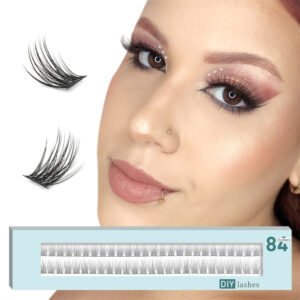 DIY cluster lashes